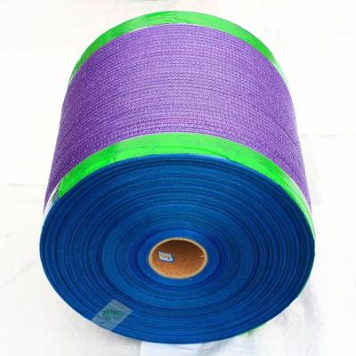 China Packing Onion And Other Agricultural Products 54*78cm 28g Dark Green Disposable PE Plastic Raschel Mesh Bag In Roll for sale