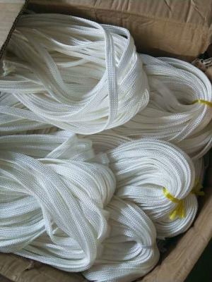China Heat Insulation High Silica 120mm Fiber Braided Sleeve for sale
