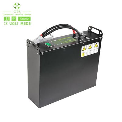 China Deep Cycle 100ah 48v Lithium Battery Forklift Replacement Li Ion 48volt 200ah 400ah for sale