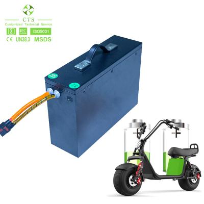 China Electric Bike Lithium Battery 52v 35ah 50ah 80ah E-Scooter 60v 40ah Lifepo4 for sale