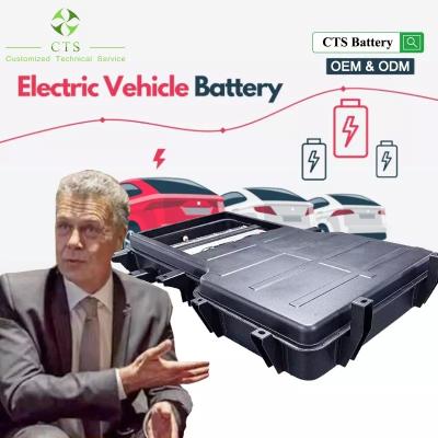 China Hot ev car lithium battery 350v 400v ev lifepo4 battery pack for electric vehicles, 30kwh 40kwh 50kwh ev agv battery for sale