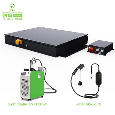 China Bloco 330V 400V 100Ah da bateria da alta tensão do lítio NMC recarregável com BMS Charger à venda
