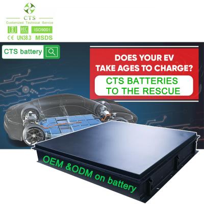 China High Voltage 400v 20kwh 50kwh Ev Battery Pack Lithium Ion 500v 600v Lifepo4 for sale