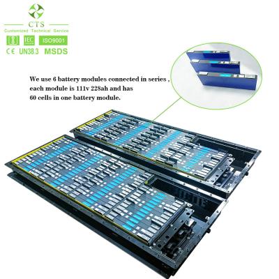 中国 CTS Customized 111V 240AH ev battery module,ev battery pack lithium ion 26.5kwh,lifepo4 110V 300AH battery pack for ev 販売のため