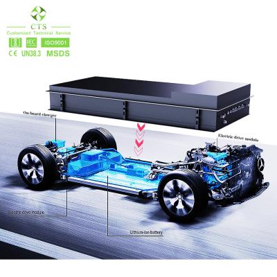 China 345V 200AH EV Battery Pack Lithium Ion Batteries 70kwh 100kwh For Electric Car for sale