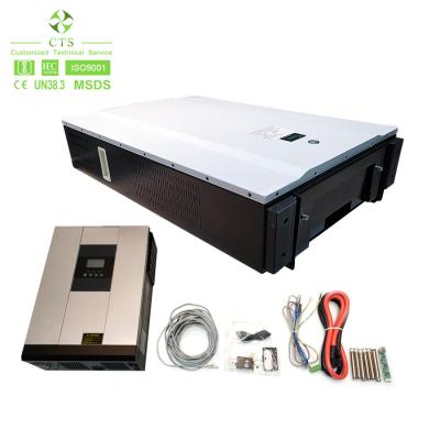 Chine Powerwall Home Energy Storage Lithium Ion Battery Solar System 48v 100ah à vendre
