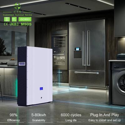 China 5kw Home Power Wall Batterie Lifepo4 Storage Battery 48v 200ah 100ah for sale