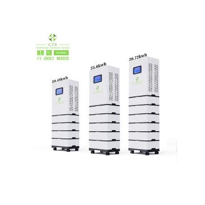China Bateria solar 10KW 20KW 48V 100Ah 200Ah Lifepo4 do lítio de CTS para o armazenamento de energia da casa à venda