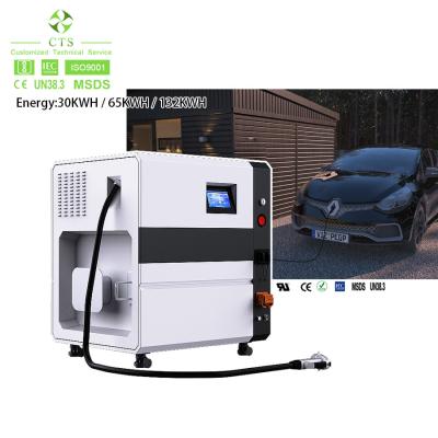 China Emergency Road Rescue Mobile Fast DC EV Charging Station With 30kwh 65kwh 132kwh Battery for sale