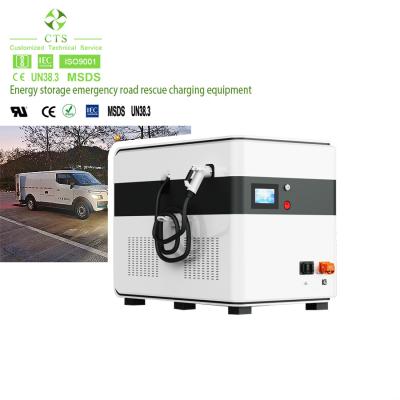 China Electric Vehicle Mobile Dc Fast Charging Station Ccs2 30kw 60kw 120kw With Battery for sale