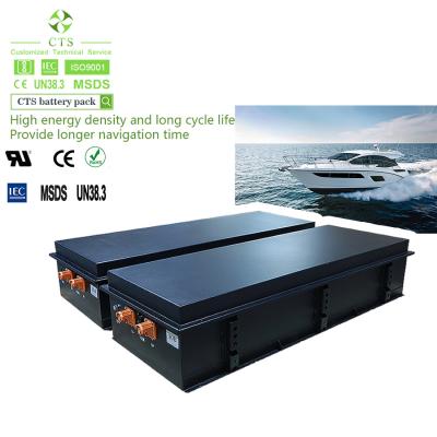 China CTS Lifepo4 Bateria de barco elétrico de lítio 96v 100ah 200ah 300ah 400ah Para barco de iate Ev à venda