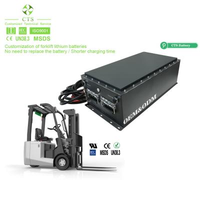 China CTS Deep Cycle Li Ion Battery Pack 48V 50Ah 100Ah 150Ah 200Ah LiFePO4 Lithium Ion Battery For Forklift for sale