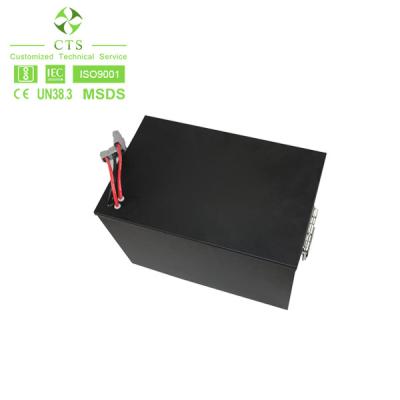 China Exchangeable Li-Ion Battery Large Energy Density 24v 200Ah Agv Battery for sale