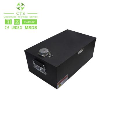 China 48v 54Ah LiFePO4 AGV Battery Deep Cycle Rechargeable Lithium Ion Batteries For AGV Forklift for sale