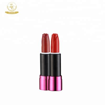 China Personal Tattoo Rose Shape Elegant Rouge Long Lasting Lipstick for sale