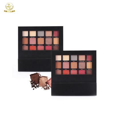 China Cardboard Magnetic Makeup Vegan Eye Shadow Pigments Palettes for sale