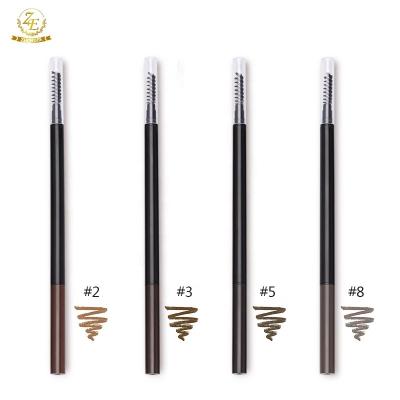 China New Arrival Transparency Cover Soft Brush Round Micro Slim Brow Pencil for sale