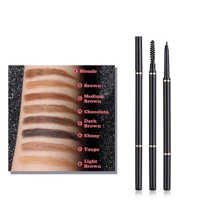China Private label Permanent Brown Eyebrow Pencil Your Brand Makeup en venta