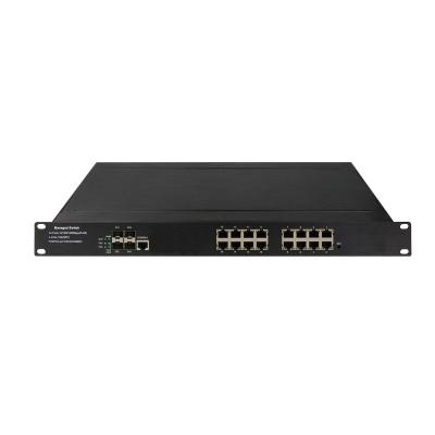 China 16RJ45 4SFP 10gb POE Industrial Managed Switch 10/100/1000Mbps for sale