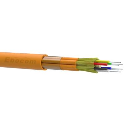 China Indoor Optical Fiber Cable gjfjv 90μm Tight Buffer 2 4 12 24 Core SM MM G652D networking for sale