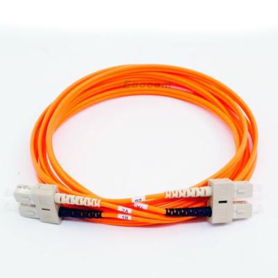 China Patch Cord SC SC FC UPC 1M OM1 Multimode Fiber cable Simplex Duplex 2.0mm PVC Jacket Cable for sale