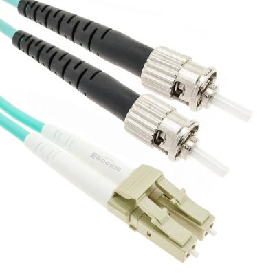 China Duplex Patch Cord  LC-to-ST  Om3 om4 Multimode 2.0mm 3.0mmFiber Efficiency high speed Network Equipment for sale