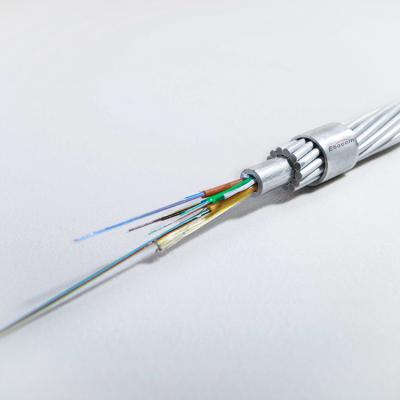 China Composite OPGW ground fiber optical cable g652  with good price  overhead communication for sale