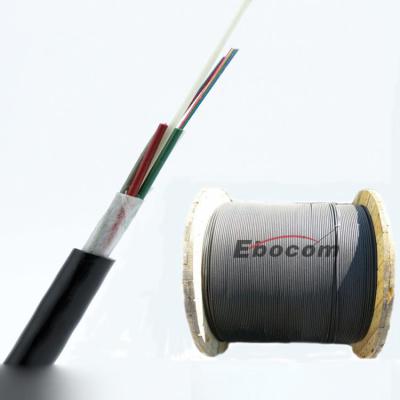 China GYFTY Cabo de fibra óptica de tubo solto G652D 2-144 Núcleo FRP retardador de chama não metálico à venda