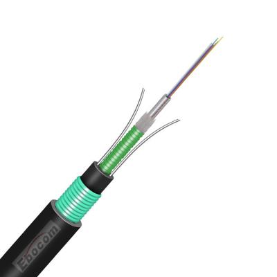 China Cable de fibra óptica GYXTW monomodo de 2 a 12 núcleos cinta blindada de acero con g652D PE paracomunicación LAN en venta
