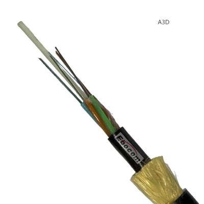 China Outdoor self-supporting ADSS 12 24 48 core aerial fiber optical cable for sale