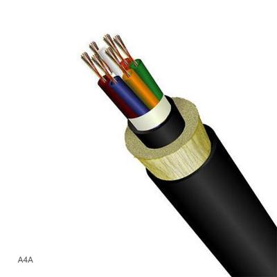 China Outdoor  ADSS Fiber Optic Cable 24 Core SM G652D span 50 double jacket low loss high speed for sale