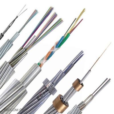 China 24core OPGW Cable Stainless Steel Tube 20% Acs Optical Fiber OPGW Communication for sale