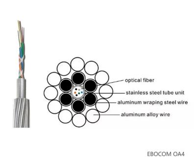 Китай 48 ядра OPGW кабеля из оптических волокон самоподдерживающийся воздушный композитный воздушный наземный провод продается