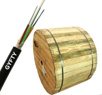 Китай Внешний воздушный кабель из оптических волокон GYFTY 12 ядра с высоким качеством неметаллического для подключения данных связи продается