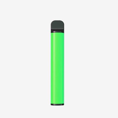 China 550mah 800 Puff Disposable Vape 1.6 Ohm Sour Apple Puff Bar Green for sale