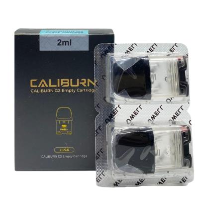 China Uwell Caliburn G2 Empty Pod Cartridges 0.8 1.0 1.2ohm Coil Top Filling Pods for sale