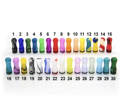 China 510 Long Acrylic Drip Tips Colorful E Cigarette Atomizer Vape Mouthpiece for sale