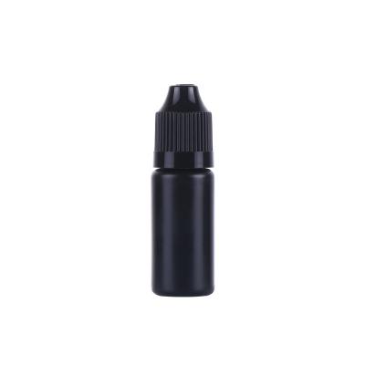 China Black Empty Ejuice Bottle Light Proof Painted Drip Child Safety Cap for sale