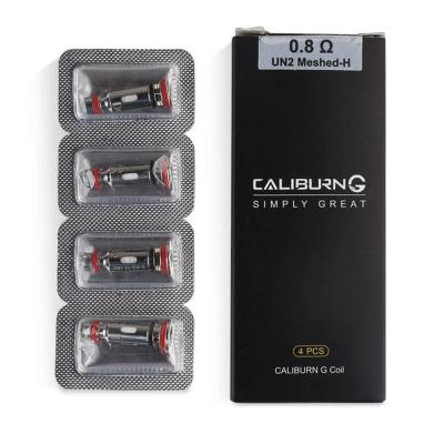 China Uwell Caliburn G Vape Coil Replacement 0.8ohm 1.0ohm 4pcs G2 Coil for sale