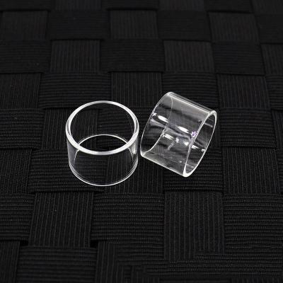 China Transparent Flat Smooth Pyrex Glass Tube Replacement For Vandy Vape for sale