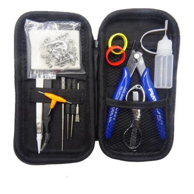 China Mini Vape DIY X6 Tool Kit Electronic Cigarette Accessories Bag Band Coil Jig Cotton for sale