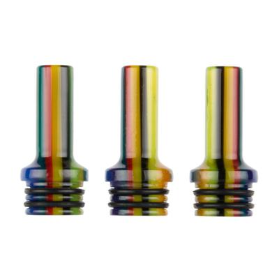 China AS285 Resin Rainbow 510 MTL Custom Vape Drip Tips For Vape Pen Atomizer Cartridges for sale