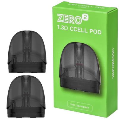 China Vaporesso Zero 2 Empty Vape Pod Cartridge 2pcs 1.3ohm Ccell ( 1.0ohm Mesh Pods ) for sale