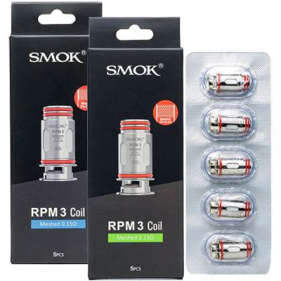 China Rpm 3 0.15ohm 0.23ohm Smok Mesh Coil Vape Replacement Replacement Coils for sale