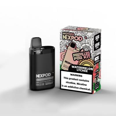 Китай Wotofo Nexpod 5K Puffs предварительно заполняемый пакет 50 мг 650mAh 10 мл 5000Puffs одноразовый вейп продается