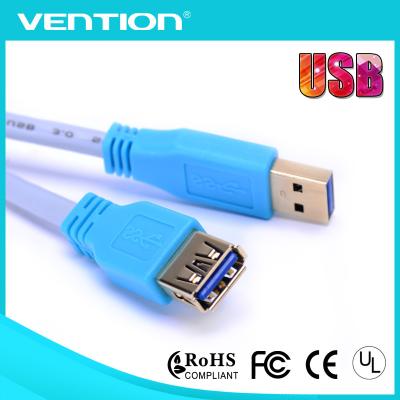 China USB 3.0 Extension Cable AM - AF A Male to A female Gold Plated with PVC Jacket High Speed for sale