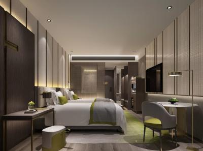 China Fertigen Sie Hotel-Gast-Raum-Möbel des Sperrholz-E1 für das 4 Stern-Hotel besonders an zu verkaufen