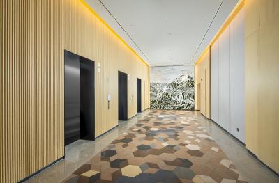 China La laca acaba los paneles de pared planos de la chapa de madera de la costura 18m m Thickenss en venta