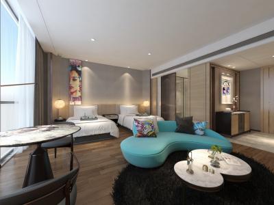 中国 Gelaimeiのホテルの寝室の家具はフル セットISO9001の標準を置く 販売のため