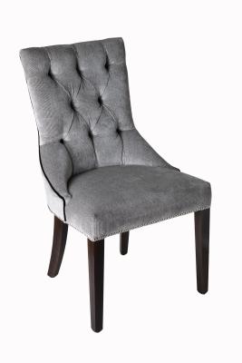 China La silla de la parte posterior de Gelaimei Gray Wooden Hotel Chairs Button modificó para requisitos particulares en venta